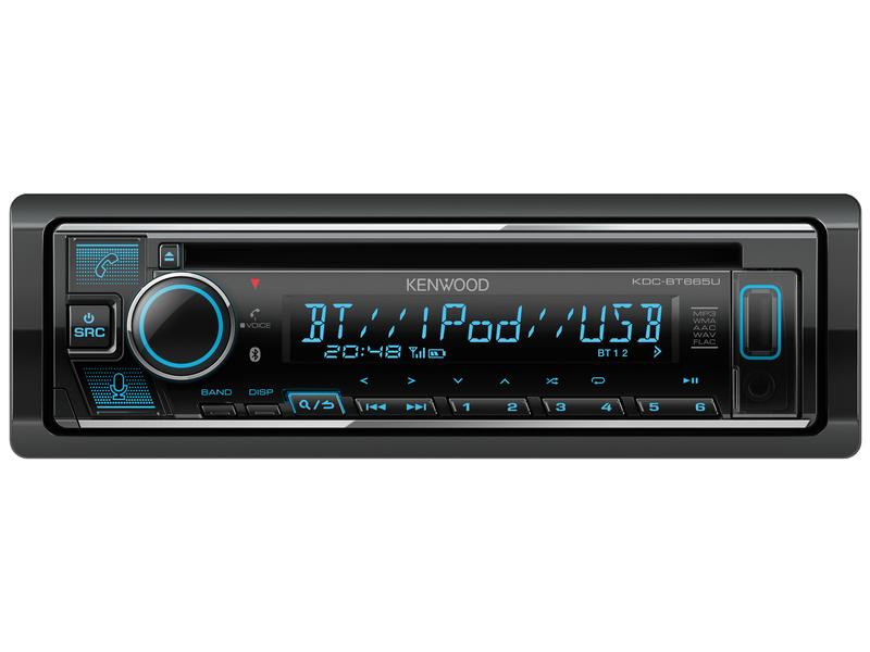 Radio - Alexa | Bluetooth | FM-AM | Aux In | Android | iPod-iPhone | Spotify App | USB | CD | MP3 (KDC-BT665U) | Sparex Part Number: S.163651
