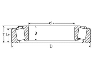 NTN SNR Taper Roller Bearing (32013XU) | S.163679 - Product Image 2