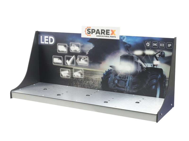 LED Light Display with switches & Aluminium Base | Sparex Part Number: S.163685