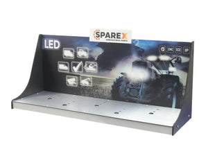 LED Light Display with switches & Aluminium Base - Sparex Part No. S.163685