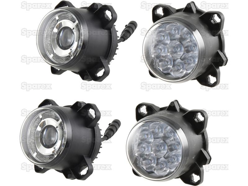 LED Head Light Kit, Interference: Class 3, RH & LH (LH Dip), 1320 / 4050 Lumens Raw, 10-30V - S.163752