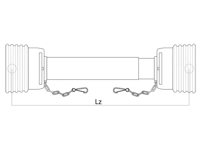 PTO Guard - GARDLOC, (Lz) Length: 950mm, Size: Small Guard - S.163810