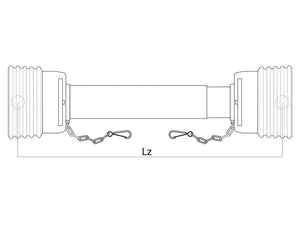 PTO Guard - GARDLOC, (Lz) Length: 950mm, Size: Small Guard - S.163810