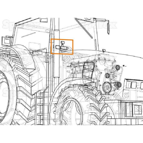 LED Work Light, Interference: Class 5, 4500 Lumens Raw, 10-30V - S.163863 - Farming Parts