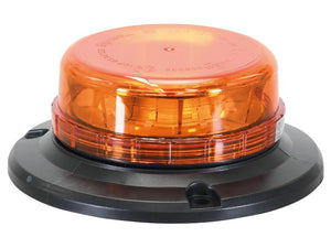 The LED Rotating Beacon (Amber) from Sparex, featuring a durable polycarbonate lens and a black mounting base, is an ultra-compact and highly effective Class 3 warning light operating at 12/24V, commonly used for safety and signaling purposes. Sparex Part Number: S.163872.