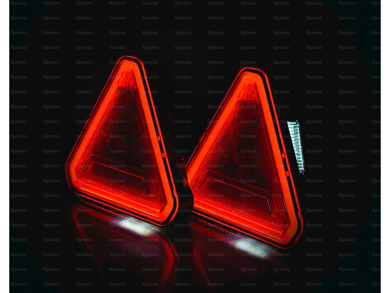 Sparex CAN Bus compatible LED Lighting Board, Overall length: 1200mm, Function: 6, Brake / Tail / Indicator / Fog / Number Plate / Reflector | S.164125 - Product Image 4