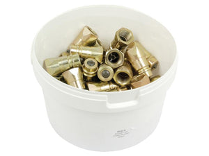 Large Bucket 40 pcs. QR Hyd Coupling M  1/2'' Body x 1/2'' BSP F - Sparex Part No. S.164190