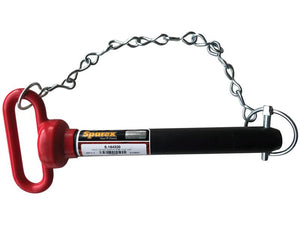 Sparex Red Handle Hitch Pin with Chain & Linch Pin 1x190.5mm | S.164320 - Product Image 2