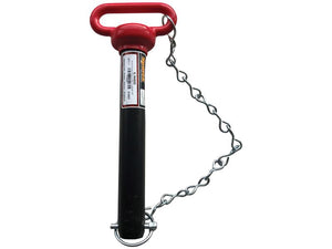 Sparex Red Handle Hitch Pin with Chain & Linch Pin 1-1/4x210mm | S.164322 - Product Image 2