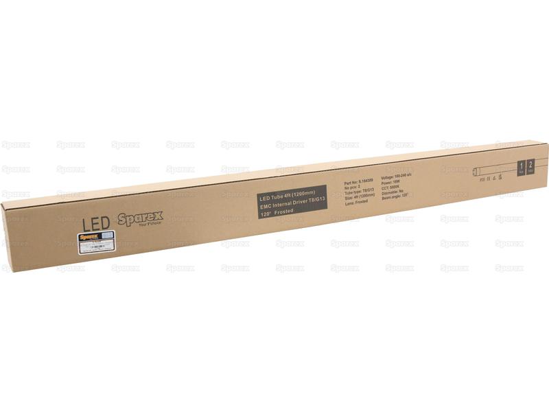 Sparex LED Internal Driver Tube EMC, 4ft (1200mm), T8/G13, Frosted, 18W | S.164389 - Product Image 7