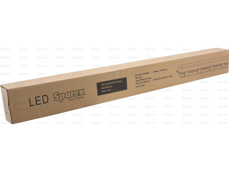 Sparex LED Twin Tube Fitting, 2ft (600mm), T8/G13, 100-277V | S.164394 - Product Image 9