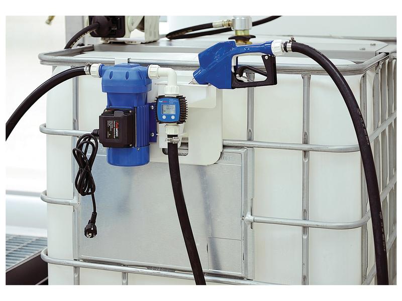 FuelWorks - AdBlue IBC Transfer Kit with Flow Meter, 230V, (UK Plug) | Sparex Part Number: S.164425
