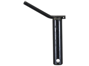 Description: The Sparex Top Link Pin - Double Shear 32x135mm Cat.3 Heavy Duty (Sparex Part Number: S.164529) is a durable black metal cylindrical tool featuring a 90-degree angled handle and two holes at one end, specifically designed for Cathodic Electrode Deposition.