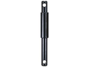 A robust black cylindrical rod with holes at both ends, the Sparex Lower Link Pin - Dual category 22 - 28 - 22mm Cat.1/2 Heavy Duty (Sparex Part Number: S.164535) is ideal for heavy-duty applications and likely serves as a mechanical component or connector.