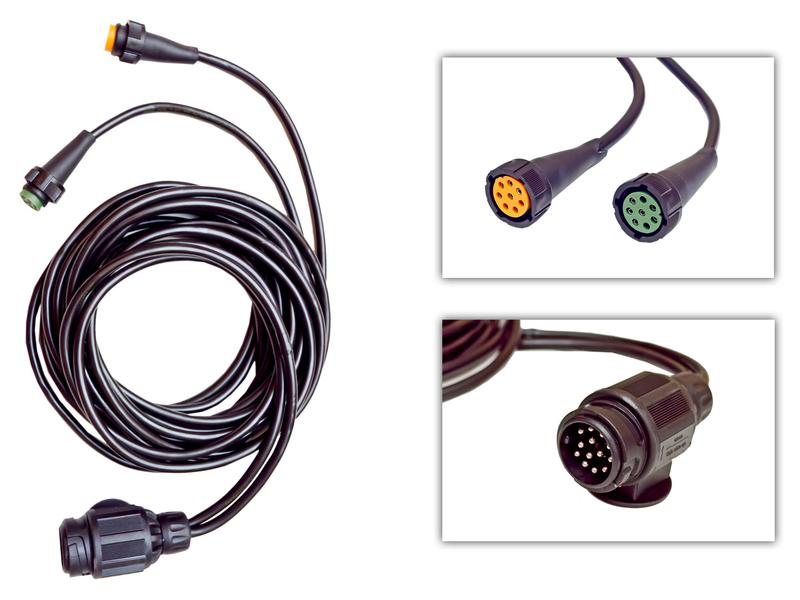 Cable Kit 5M, 13 Pin Male - 8 Pin Female | Sparex Part Number: S.164651