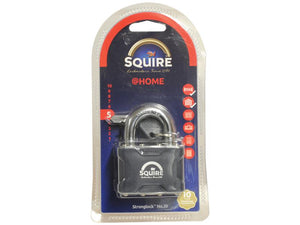 Squire Stronglock Pin Tumbler Padlock - Key Alike - Steel, Body width: 54mm (Security rating: 5) - Sparex Part No. S.164757