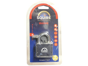 Squire Stronglock Pin Tumbler Padlock - Key Alike - Steel, Body width: 49mm (Security rating: 4) - Sparex Part No. S.164759