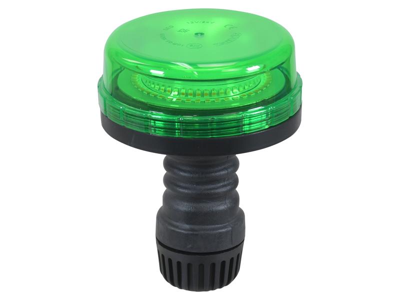 LED Rotating Beacon (Green), Interference: Class 3, Flexible Pin, 12/24V | Sparex Part Number: S.164765