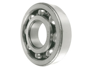 An NTN SNR Deep Groove Ball Bearing (6206) by Sparex, consisting of an inner ring, outer ring, and deep groove spherical balls in between.