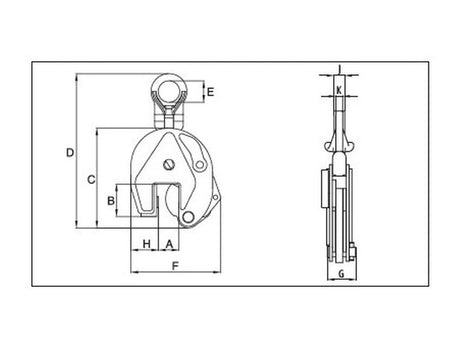 Crosby Clamp unit for Lifting - Vertical Lifting | S.164987 - Product Image 3