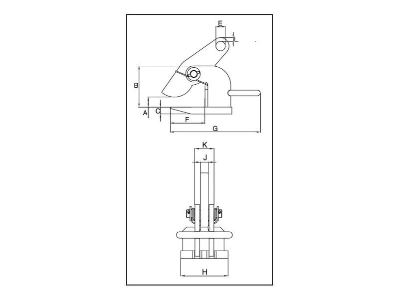Crosby Clamp unit for Lifting - Horizontal Lifting | S.164989 - Product Image 3