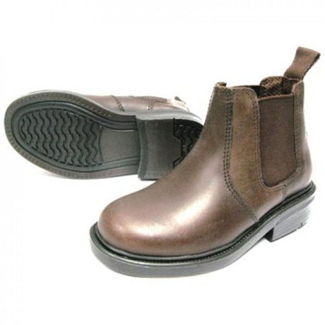 *SPECIAL PRICE* - Walton Kids Dealer Boots Black – High-Quality Leather, Double Elastic Gusset & Durable Design | B15778BK