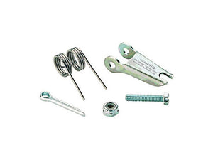 A metal hardware kit from Sparex, known as the Swivel Hook Repair Kit L3322B, includes two springs, a cotter pin, a nut, a bolt, and a small metal bracket. The safe working load for part number S.165010 is 2 tons and additional details are available upon request.