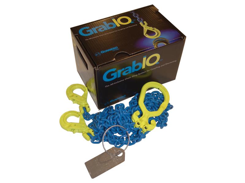 GrabiQ chain sling Safety Hook - Number of Legs: 2, Length: 3M, SWL: 3.5T | Sparex Part Number: S.165016