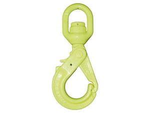 Crosby Swivel Safety Hook with Griplatch - LKBK-7/8-10, Chain Ø: 8mm | S.165060 - Product Image 2