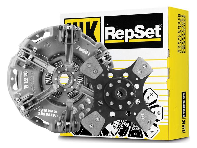 The Sparex Clutch Kit without Bearings (Sparex Part Number: S.165240), featuring a durable cast iron loose disc, is displayed against its branded yellow and black packaging box.