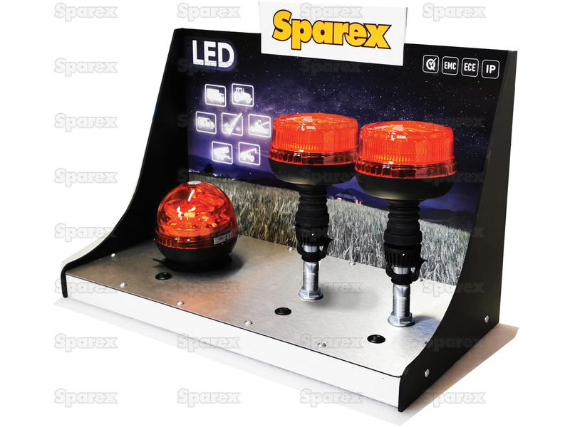 Sparex LED Beacon Display with switches & Aluminium Base | S.165304 - Product Image 4