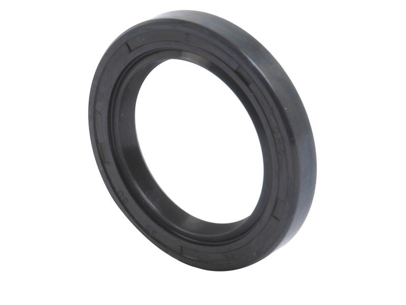 A Metric Rotary Shaft Seal, 50 x 80 x 10mm (Sparex Part Number: S.165646), designed to Sparex standards, featuring a circular black rubber construction with a smooth outer surface and a flexible inner lip for sealing components against oils and lubricants.