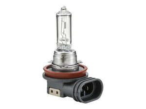 A Sparex S.165698 H9 12V 65W halogen headlight bulb with a metal base and gray plastic connector, sold in a box of 1 piece.