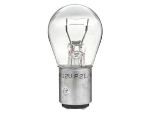 A Sparex Light Bulb (Halogen) P21/5W, 12V, 5W with a clear glass covering and visible inner filament, available as Sparex Part Number S.165714.