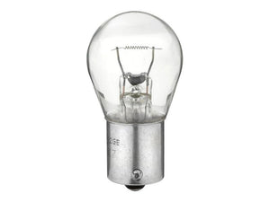 A small, clear Sparex Light Bulb (Halogen) P21W with a metallic BA15s base, designed for 24V systems and 21W power consumption, shown against a white background.