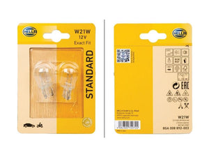 Hella Light Bulb (Filament) W21W, 12V, 21W, W3x16d (Clamshell 2 pcs.) | S.165738 - Product Image 2