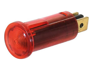 12V, 1W SV8.5-8 cylindrical red LED light bulb with two metallic prongs, offered by Sparex under part number S.165750, ensures reliability and durability.