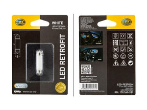 Hella Light Bulb (LED) 12V, 1W, SV8.5-8 (Clamshell 1 pc.) | S.165752 - Product Image 2