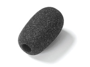 A black foam microphone windshield, Fits S.165784, from Sparex is shown against a white background.