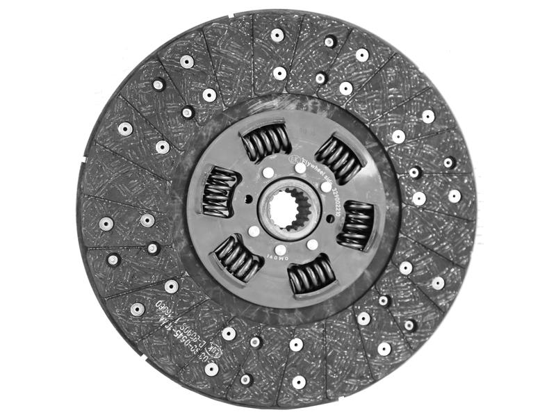 A close-up of a Sparex Clutch Plate (Sparex Part Number: S.165796) with multiple springs and a 290mm disc featuring an organic lining and textured surface visible.