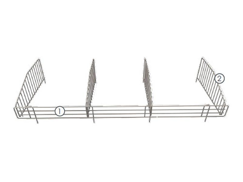 Sparex Partition - Metal Grill Front 1000mm | S.165927 - Product Image 2