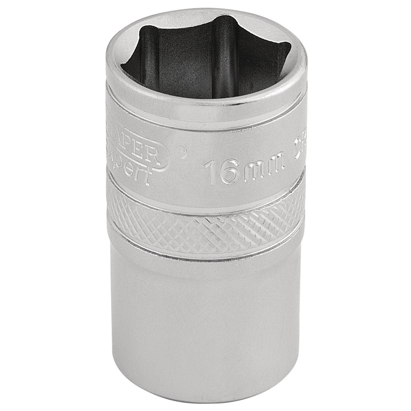 Draper 6 Point Metric Socket, 1/2" Sq. Dr., 16mm - H-MM/MS - Farming Parts