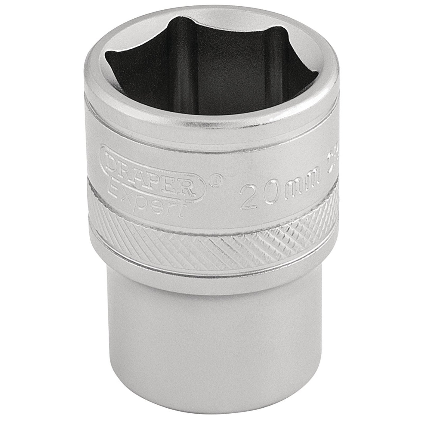 Draper 6 Point Metric Socket, 1/2" Sq. Dr., 20mm - H-MM/MS - Farming Parts