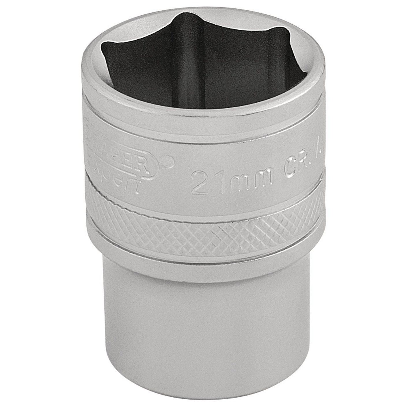 Draper 6 Point Metric Socket, 1/2" Sq. Dr., 21mm - H-MM/MS - Farming Parts