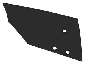 This Skim Mouldboard - RH (Kuhn), with the Sparex Part Number S.166141, features a black angular sheet plate with three circular holes arranged in a triangular pattern, suitable for use with RH Primary OE Reference 619154.