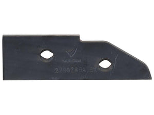 A rectangular metal blade branded "Sparex" with the name "Landside - RH & LH (Kuhn)" and the part number "S.166151" stamped on it, featuring two holes in the middle and a pointed tip on the right side. It is compatible with Vulcan Fasteners for secure right-hand and left-hand fitting applications, designed to fit as 279028/9.