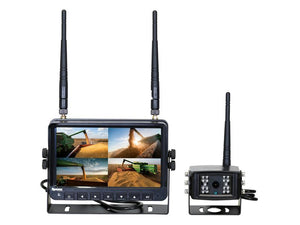 Introducing the Sparex Wireless Digital Vehicle Camera System (Sparex Part Number: S.166337), a comprehensive two-piece setup that includes a 7-inch HD monitor and a separate camera unit. Both components are equipped with antennas, ensuring efficient connectivity, and the system offers a wide camera viewing angle for enhanced visibility.