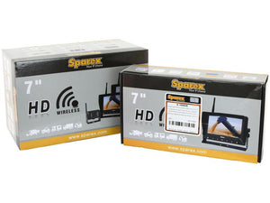 Sparex Wireless Digital Vehicle Camera System x 3 7'' Monitor, x 1 CMOS Camera x 3 Removable sunvisor x 1 Manual | S.166608 - Product Image 2