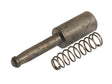 A Sparex PTO Yoke Pin (Sparex Part Number: S.166692) with a cylindrical top and an accompanying spring, both likely components of a mechanical device, has a total length that ensures compatibility.