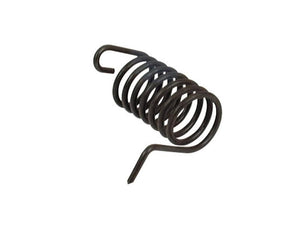 A Haytine Return Spring RH Replacement for Sitrex, identifiable as Sparex Part Number S.166745, featuring one straight end and one curved end like a compression spring, is frequently used in applications requiring a primary OE reference.